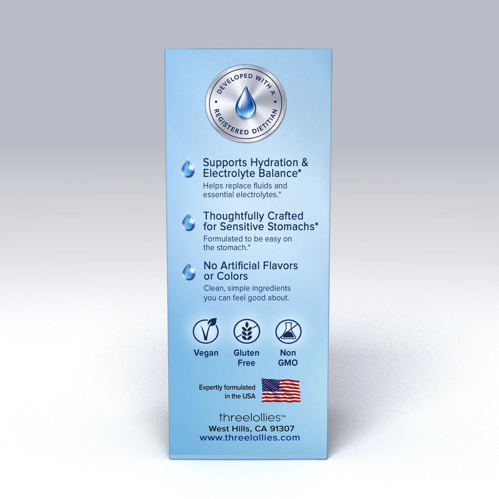 Clinical Hydration 14 Packets - benefits panel