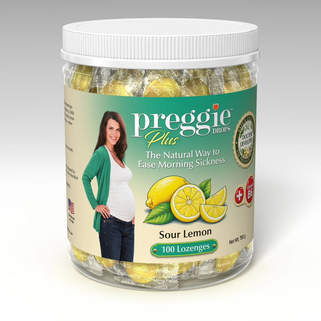 Preggie 100 Sour Lemon Plus - front