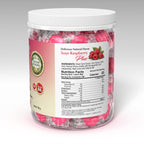 Preggie 100 Sour Raspberry Plus - nutrition and ingredients panel