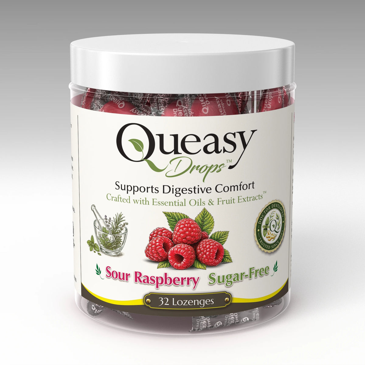 Queasy 32 Sugar Free - front