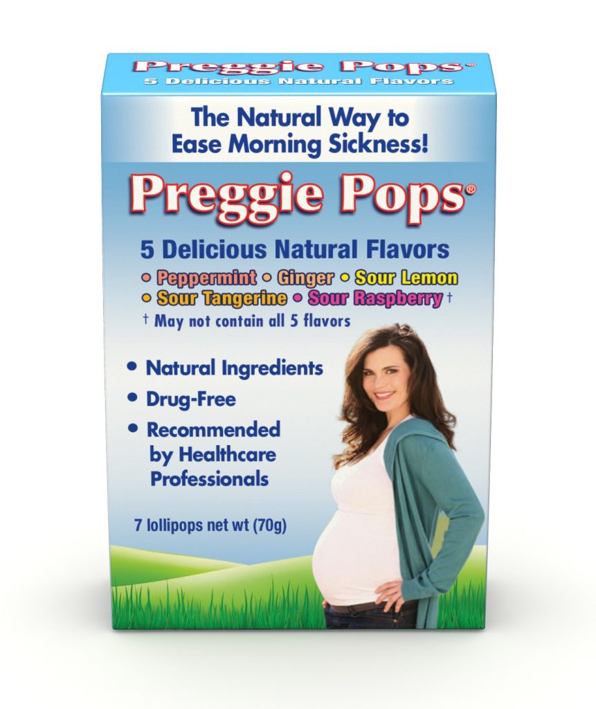 Preggie Pops Peppermint, Ginger, Lemon, Tangerine, Raspberry for morning sickness