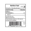 Queasy Drops Nutrition Label