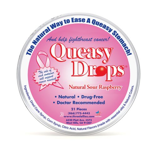 Queasy Drops Pink for Nausea Relief