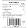 Preggie Pop Drops Nutrition Label