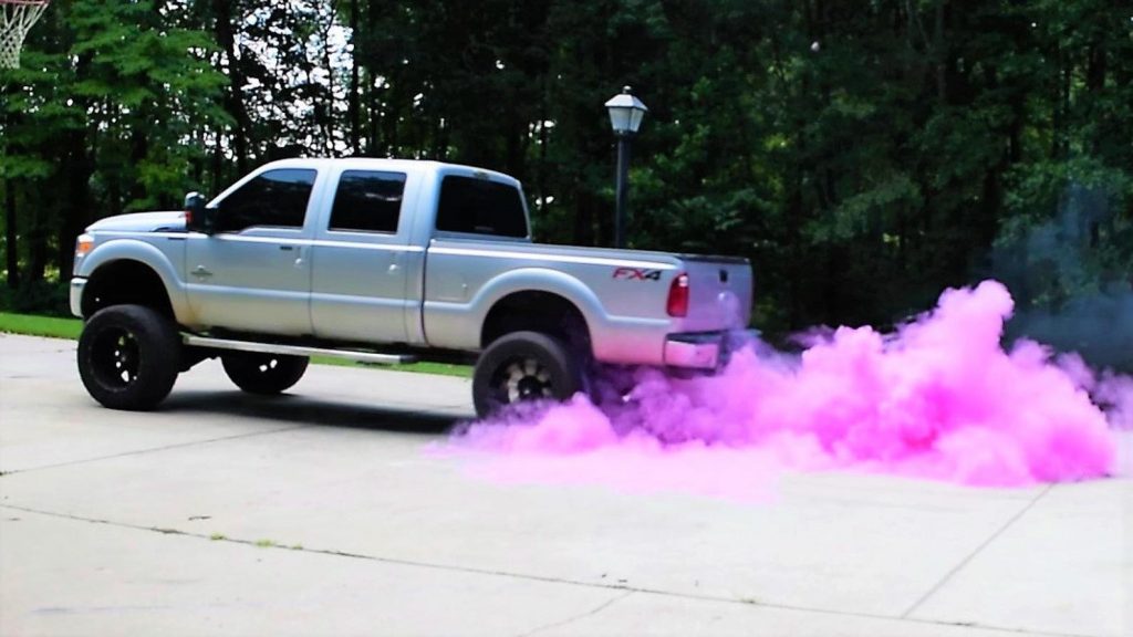 Pink Truck Smoke