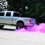 Pink Smoke Truck