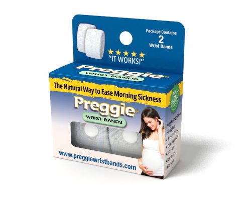 2 Pack Preggie Wrist Bands - White