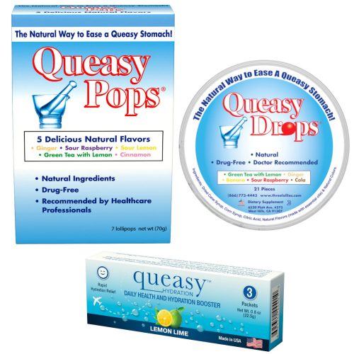 Queasy Pops, Queasy Drops, Queasy Hydration