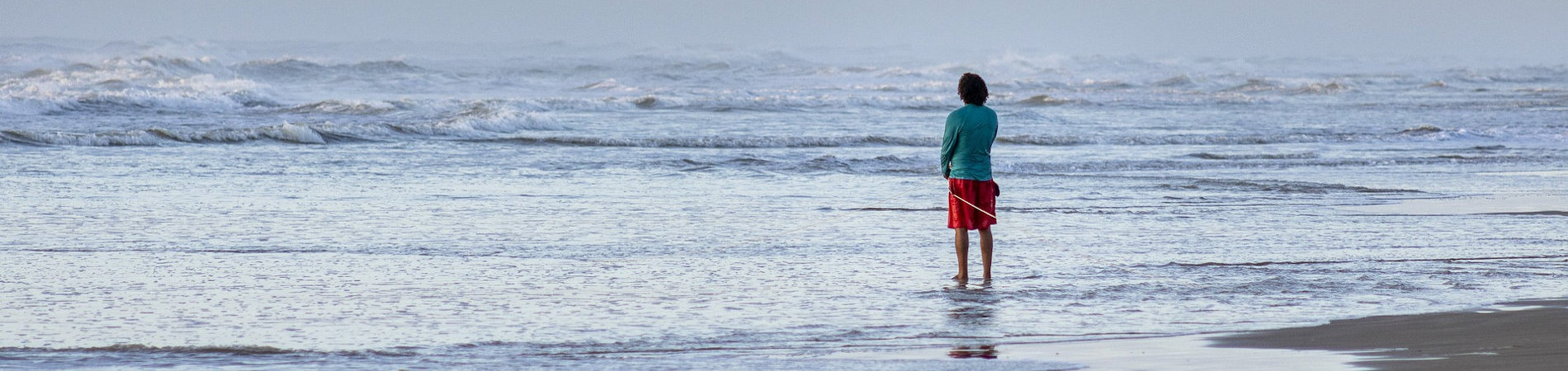 Thinking on a Beach