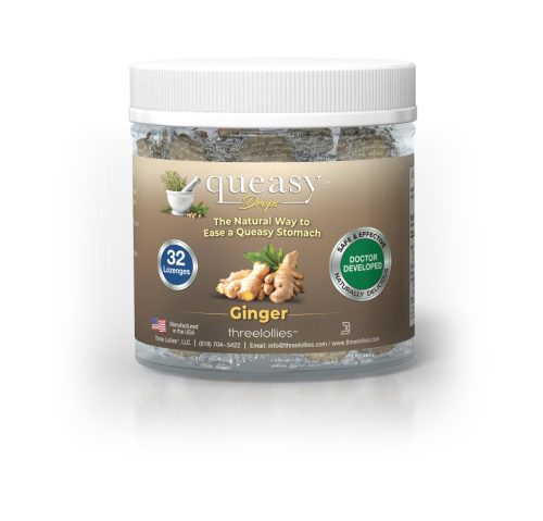 Queasy Drops Ginger 32pc