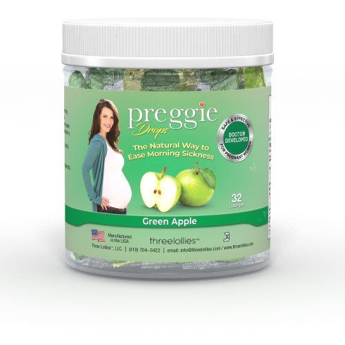 Preggie Pop Drops Green Apple 32pc