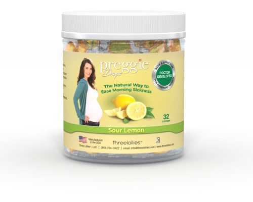 Preggie Pop Drops Lemon 32pc