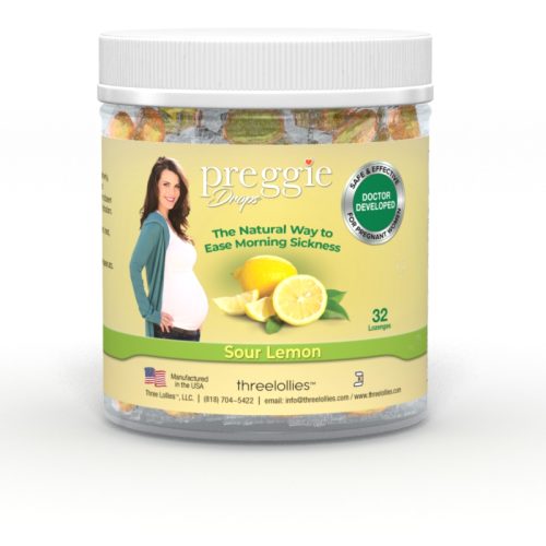 Preggie Pop Drops Lemon 32pc