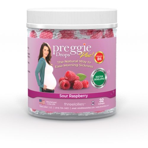 Preggie Pop Drops Plus Rasp 32pc