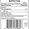 Preggie Pop Drops Nutrition Label 32pc