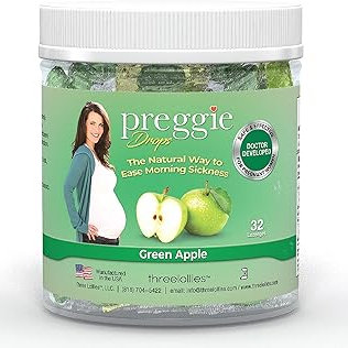 Preggie Pop Drops Green Apple