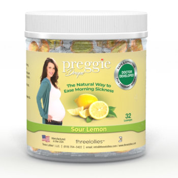 Preggie Pop Drops Lemon