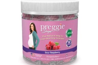 Preggie Pop Drops Sour Raspberry