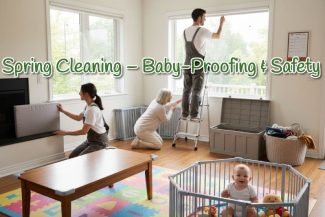 Baby Proofing and Spring Cleaning