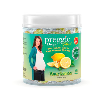 Preggie Drops Plus Sour Lemon 32pc